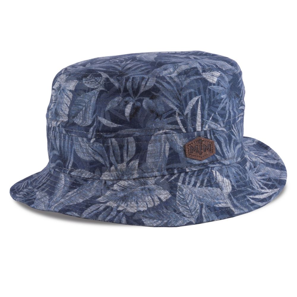 MJM Max Bucket Hat – Cotton Tropic Blue - Bucket Hat fra MJM Hats hos The Prince Webshop