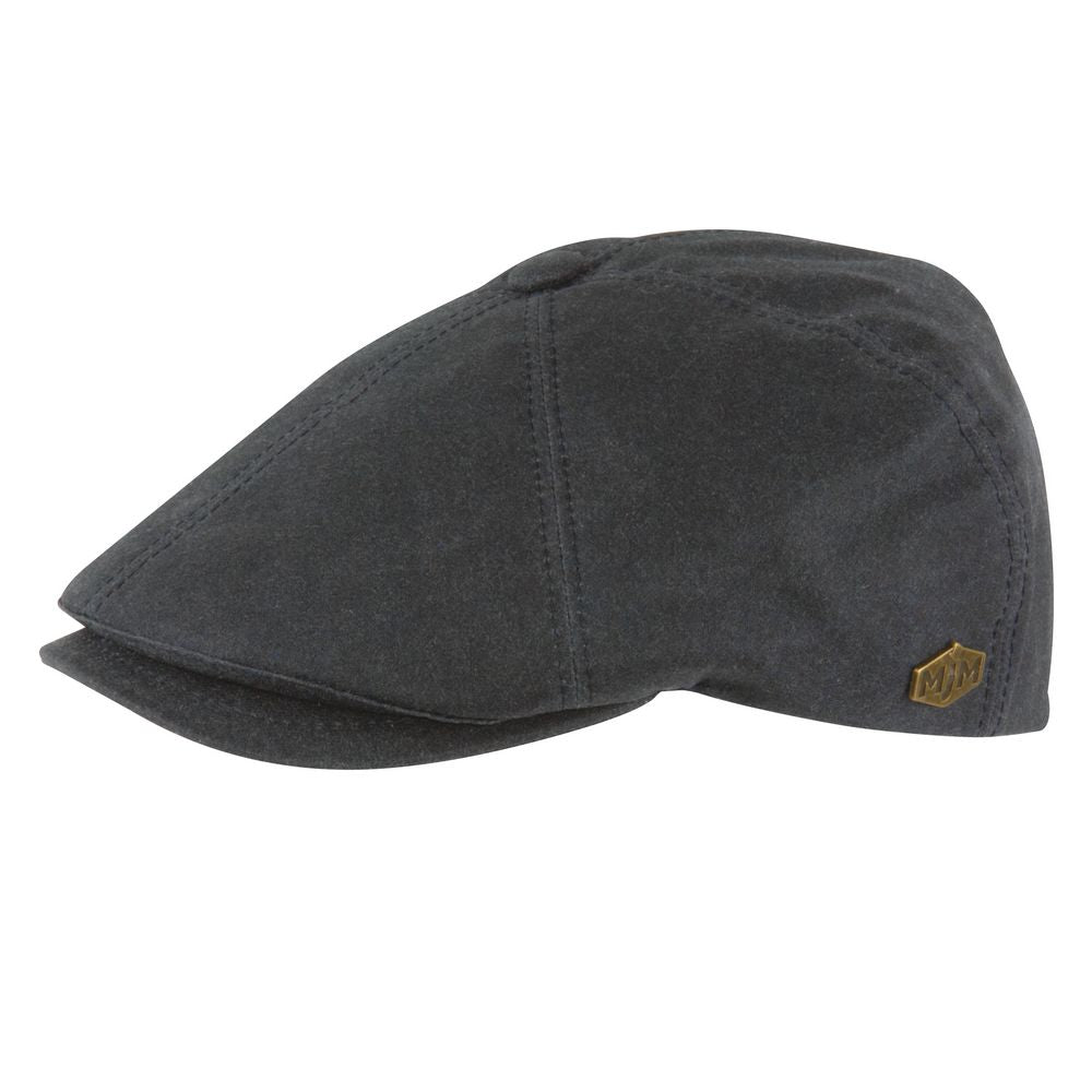 MJM Rebel Sixpence - 100% Virgin Wool - Vandtæt Navy Sixpence - S (56 cm) - Flat Cap fra MJM Hats hos The Prince Webshop