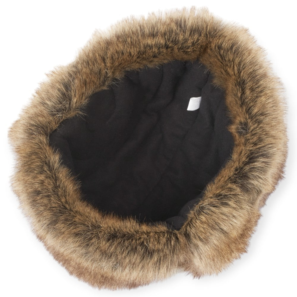 MJM Trapper Hat Recycled Taslan Faux Fur - Olive - Hue fra MJM Hats hos The Prince Webshop