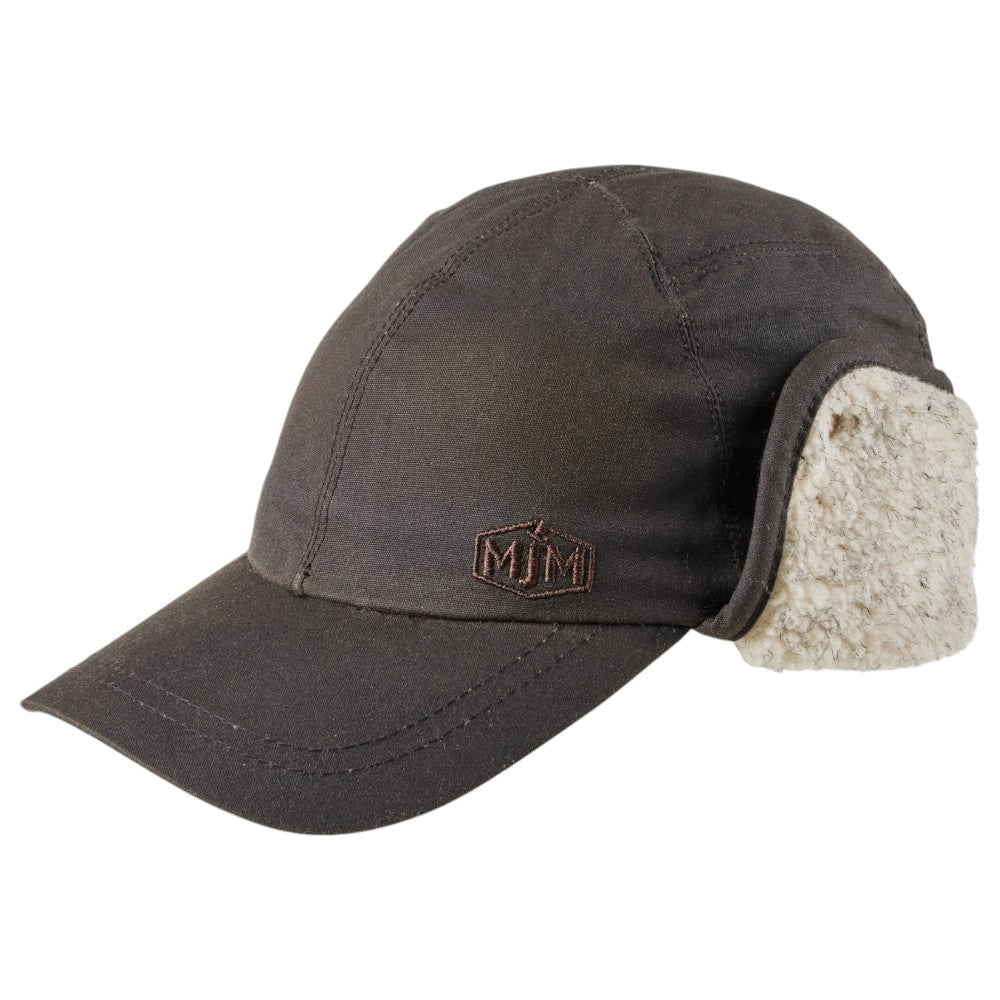 MJM Zwolle EL 10165 – Wax Cotton Oliskin - Baseball Cap fra MJM Hats hos The Prince Webshop