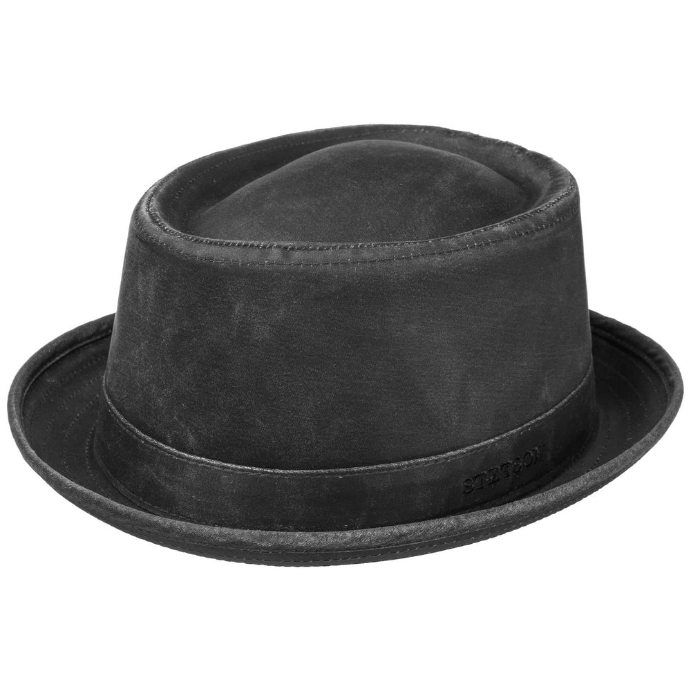Stetson Porkpie CO/PES Deep Black - Pork Pie fra Stetson hos The Prince Webshop