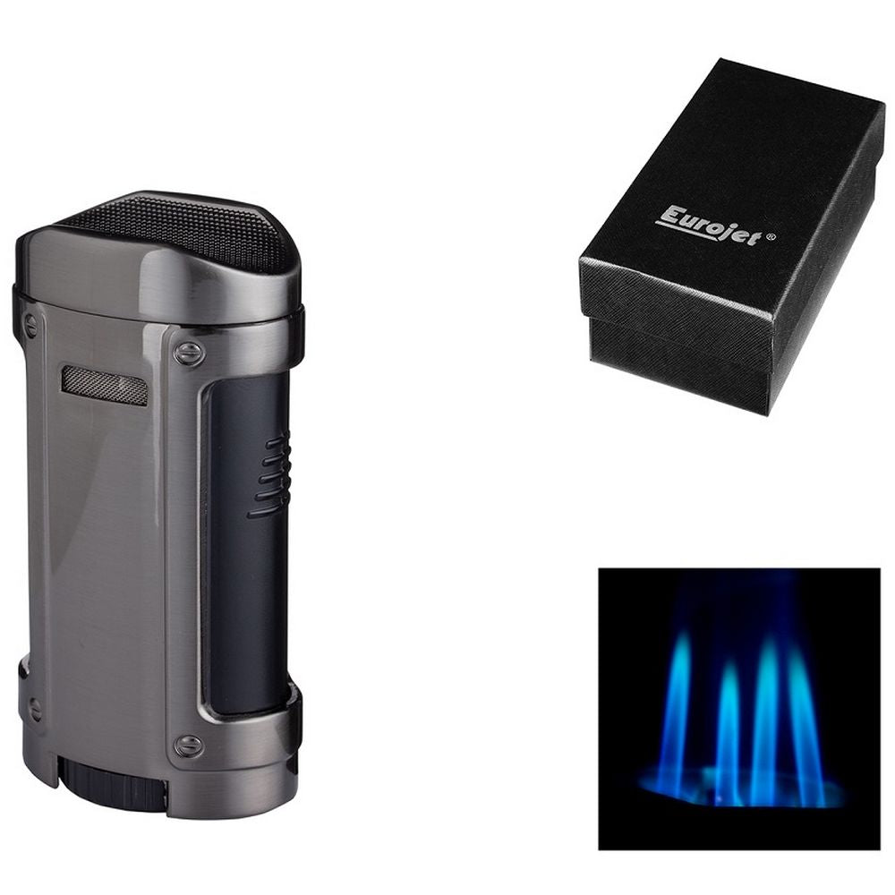 Eurojet Cigar Jet Lighter 4 Dobbelt med Cigar Stand - Lighter fra Eurojet hos The Prince Webshop