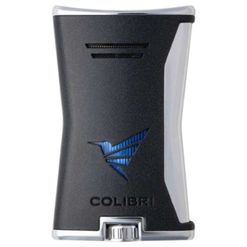 COLIBRI SLIM jet flame lighter black/chrome - Lighter fra Colibri hos The Prince Webshop