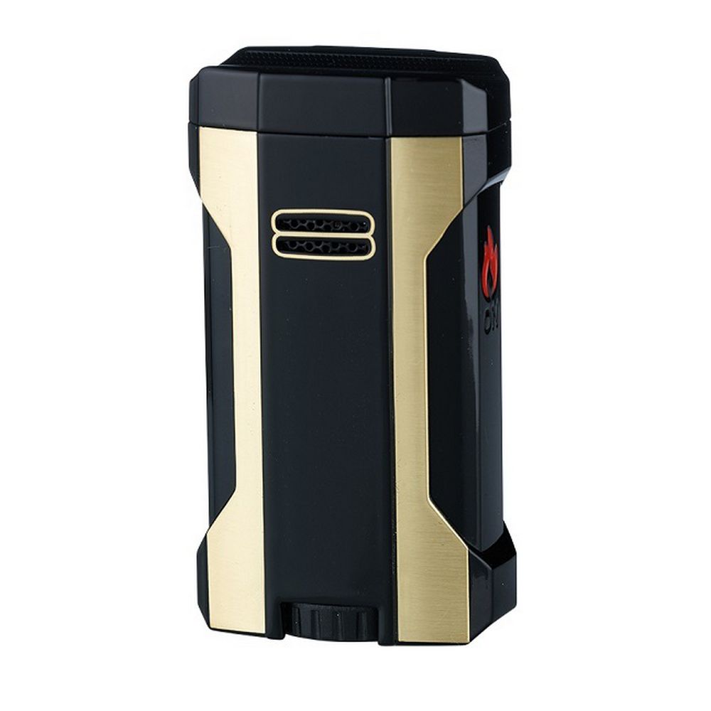 Winjet MAD MAX Cigar Lighter 4 x Jet - Black Gold - Lighter fra Winjet hos The Prince Webshop