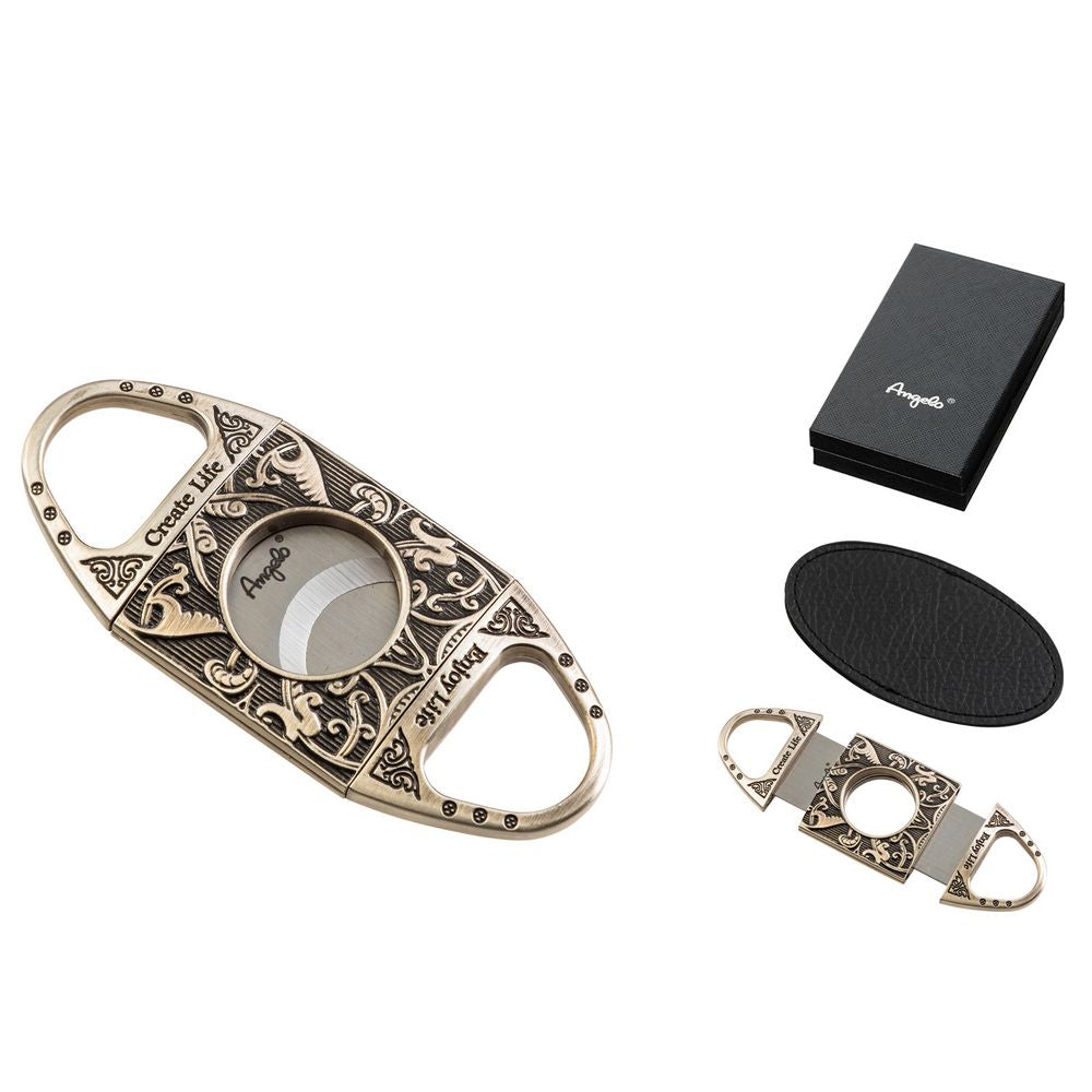 Angelo Cutter Metal Antique Silver - Ring 60 - Cigar Klipper fra Angelo hos The Prince Webshop