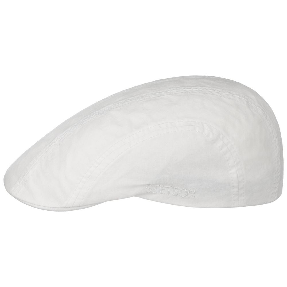 Stetson Ivy Cap Delave Organic Cotton - Offwhite Letvægt - Flat Cap fra Stetson hos The Prince Webshop