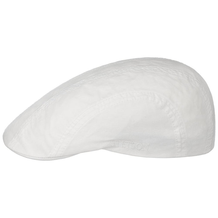 Stetson Ivy Cap Delave Organic Cotton - Offwhite Letvægt - Flat Cap fra Stetson hos The Prince Webshop