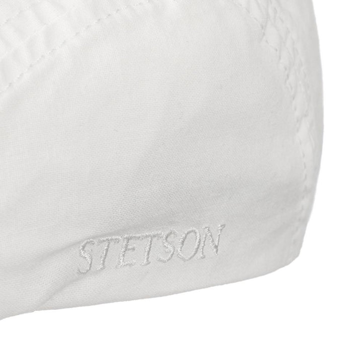 Stetson Ivy Cap Delave Organic Cotton - Offwhite Letvægt - Flat Cap fra Stetson hos The Prince Webshop