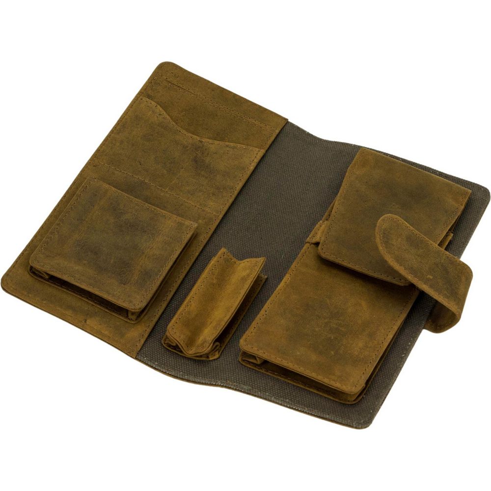 Passatore Cigar Etui i Antik Brunt Læder - Cigar Etui fra Passatore hos The Prince Webshop