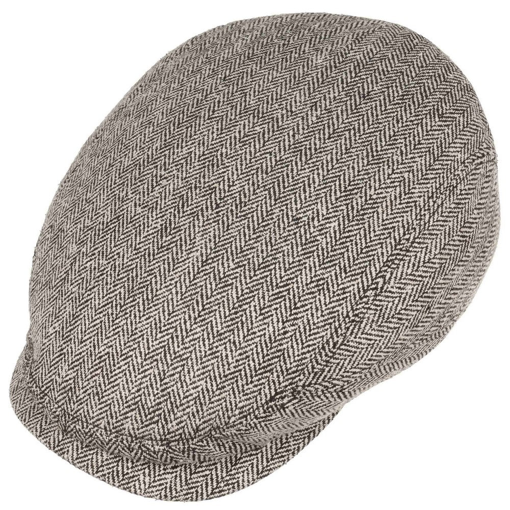 Stetson Driver Cap Silke - Lysegrå Sildeben - Flat Cap fra Stetson hos The Prince Webshop