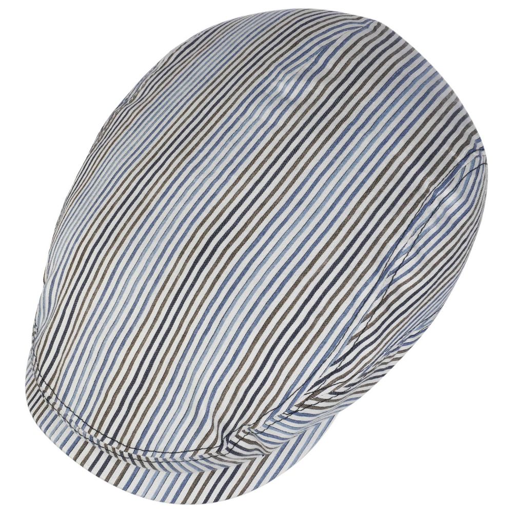 Stetson Driver Cap Linen Stripe Sommer Cap - Flat Cap fra Stetson hos The Prince Webshop