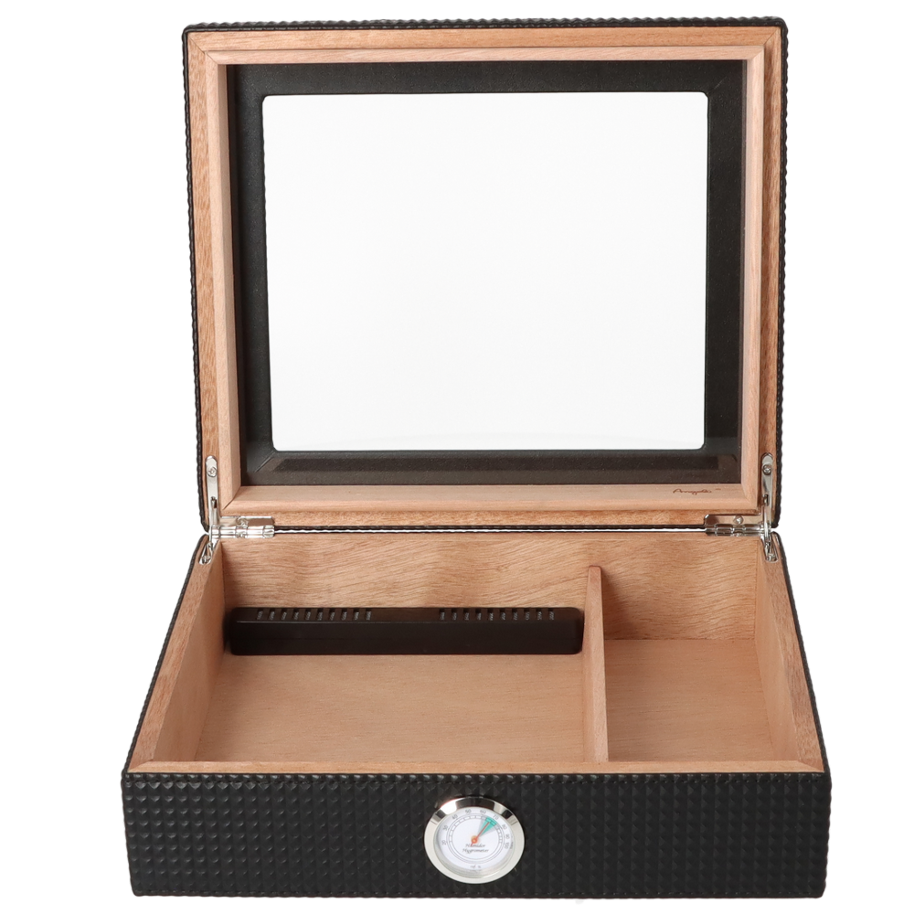 Angelo Cigar Humidor PU Diamond - Cigar Humidor fra Angelo hos The Prince Webshop
