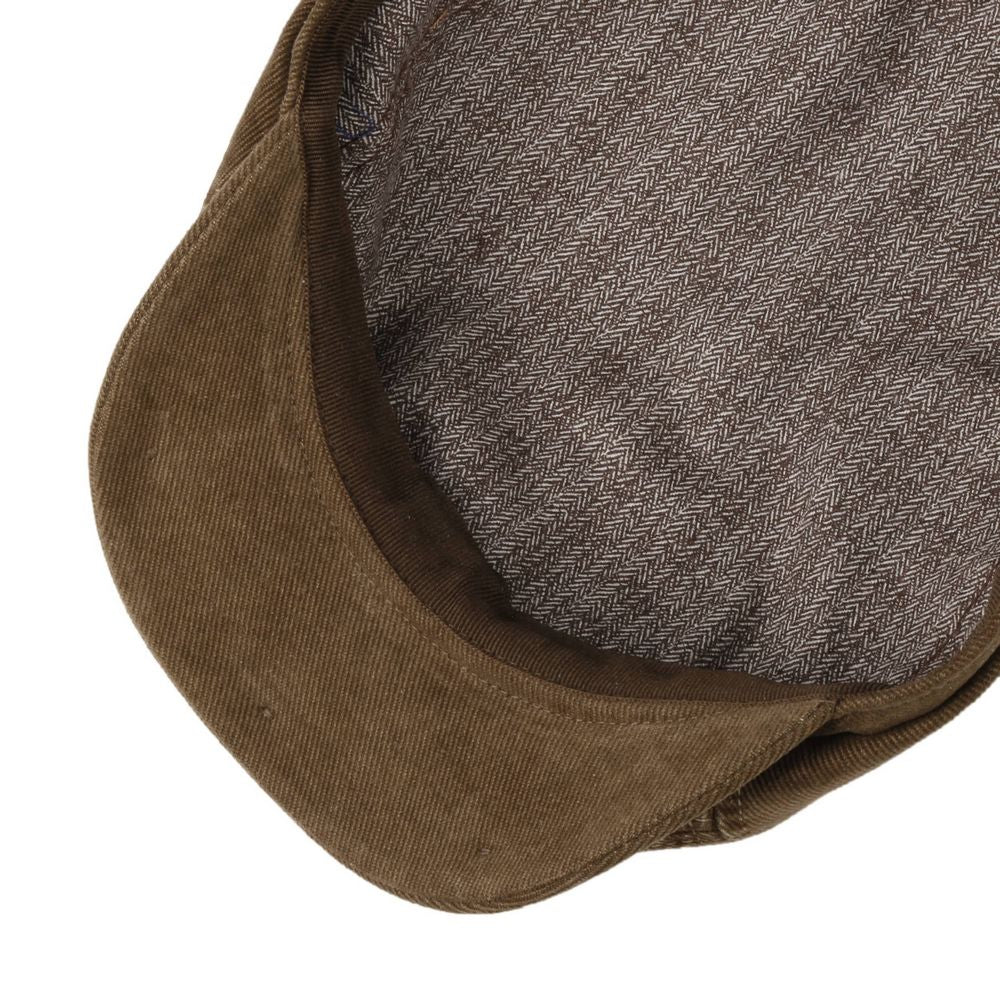 Stetson 6-Panel Cap Soft Cotton - Cognac Sixpence - Flat Cap fra Stetson hos The Prince Webshop