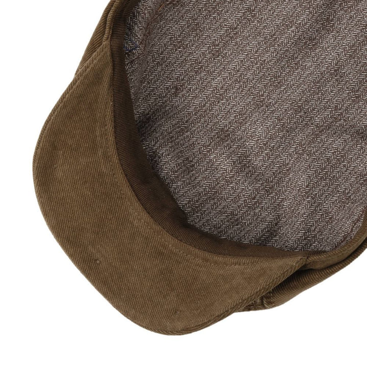 Stetson 6-Panel Cap Soft Cotton - Cognac Sixpence - Flat Cap fra Stetson hos The Prince Webshop