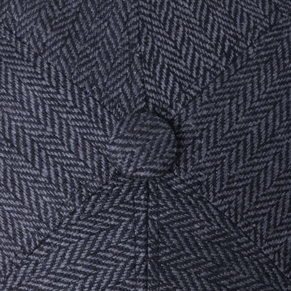 Stetson 6-panel Cap Silke - Grå Sildeben - Flat Cap fra Stetson hos The Prince Webshop