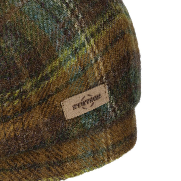 Stetson Hatteras Glen Check Wool med Øreklapper - Flat Cap fra Stetson hos The Prince Webshop