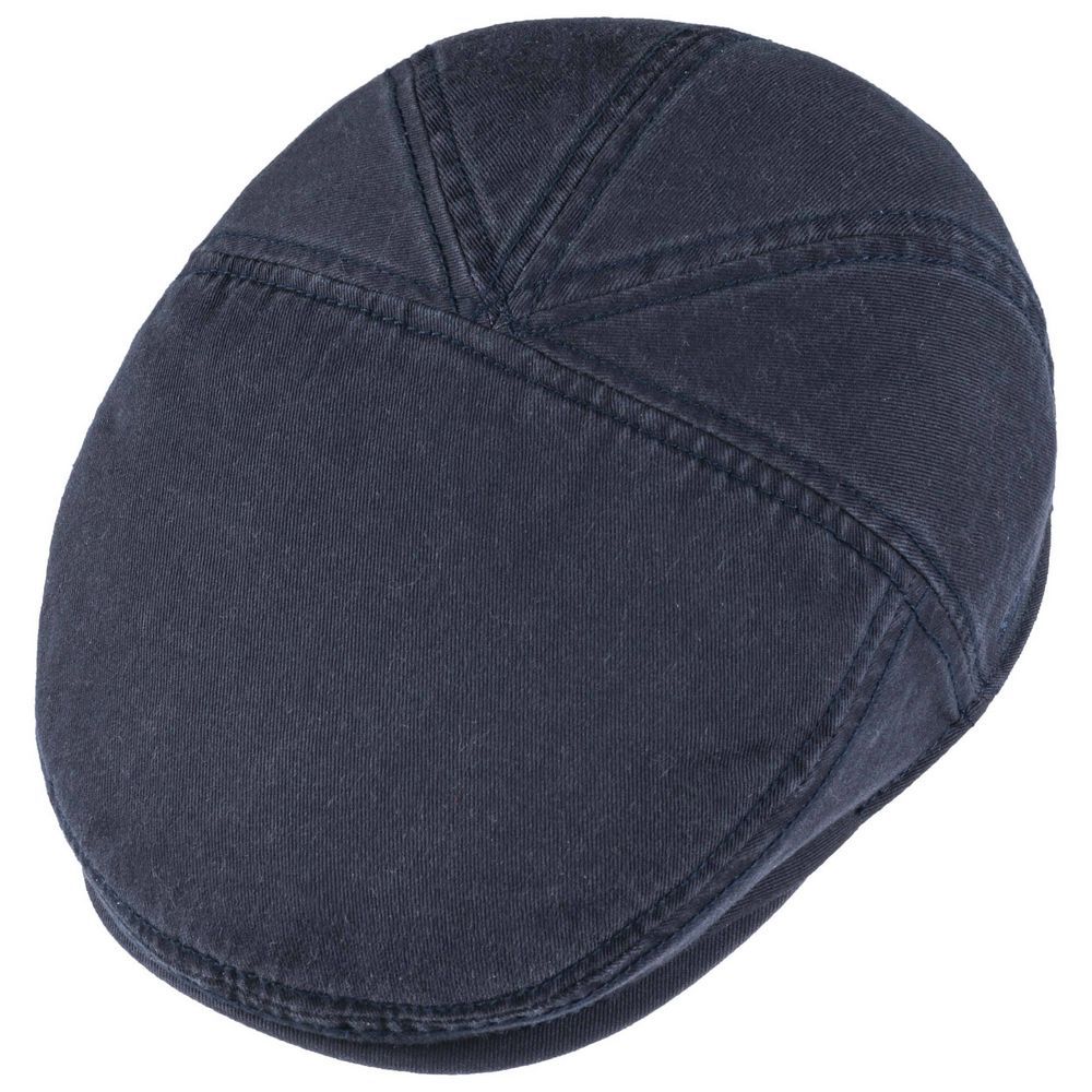 Stetson Ivy Cap Cotton - Blå Bomulds Sixpence - Flat Cap fra Stetson hos The Prince Webshop