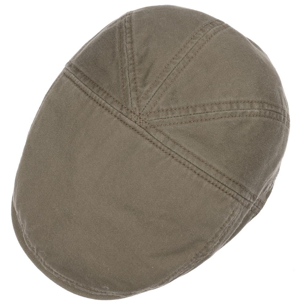Stetson Ivy Cap Cotton - Grøn Bomulds Sixpence - L (60 cm) - Flat Cap fra Stetson hos The Prince Webshop