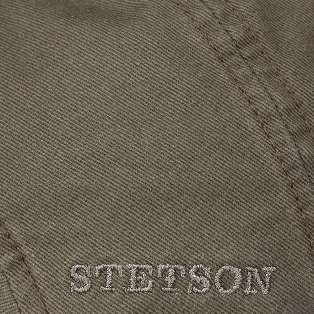 Stetson Ivy Cap Cotton - Grøn Bomulds Sixpence - L (60 cm) - Flat Cap fra Stetson hos The Prince Webshop
