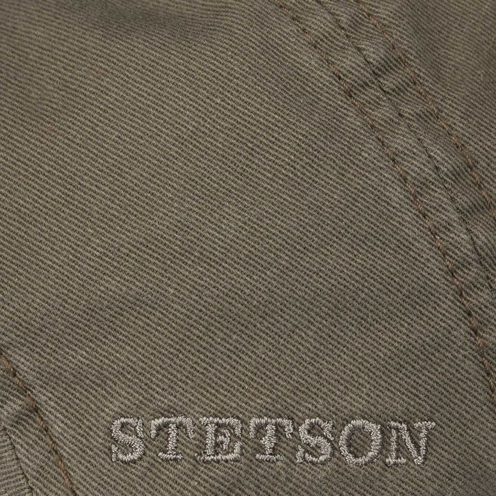 Stetson Ivy Cap Cotton - Grøn Bomulds Sixpence - L (60 cm) - Flat Cap fra Stetson hos The Prince Webshop