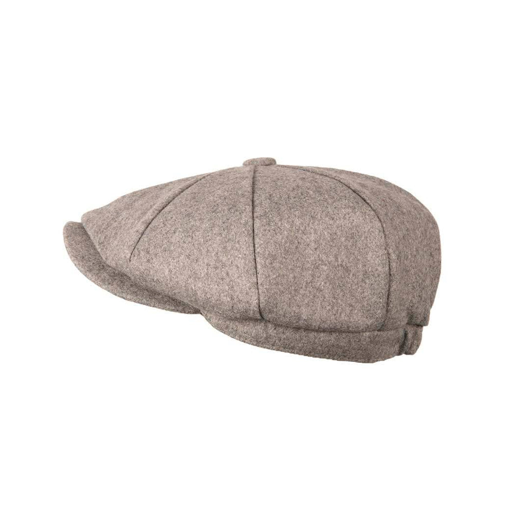 Heritage Tradition Carlyle Felt Newsboy Silver Grey - Flat Cap fra Heritage Traditions hos The Prince Webshop