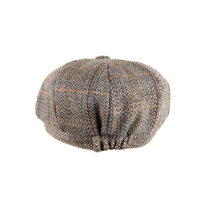 Heritage Tradition Carlyle Tweed Newsboy Cap Herringbone - Flat Cap fra Heritage Traditions hos The Prince Webshop