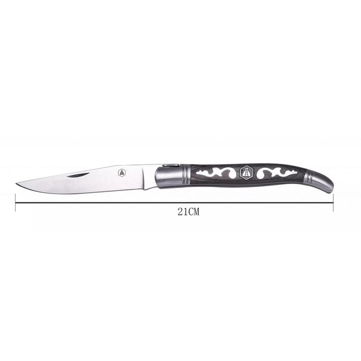 Laguiole PUYOL Foldekniv Grå Arabesque - Lommekniv fra Laguiole hos The Prince Webshop