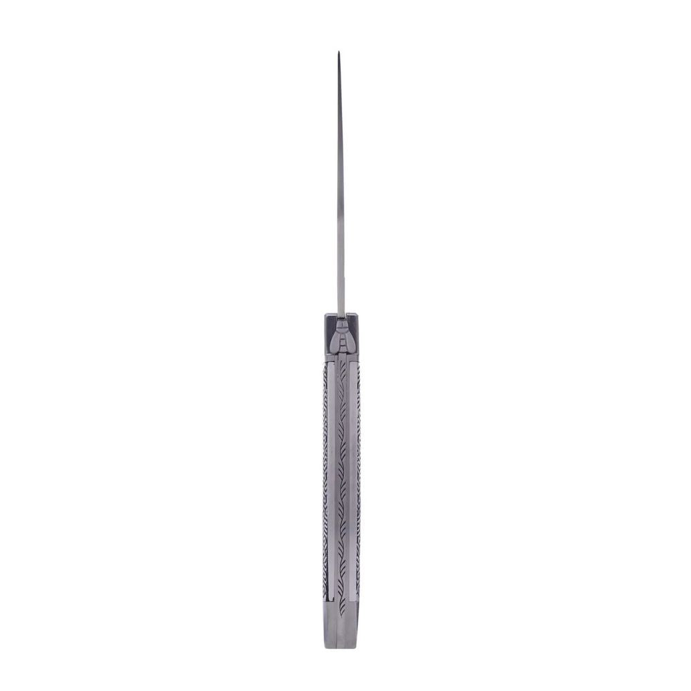 Laguiole Dekoreret Metal Foldekniv - Gave Ide fra Laguiole hos The Prince Webshop