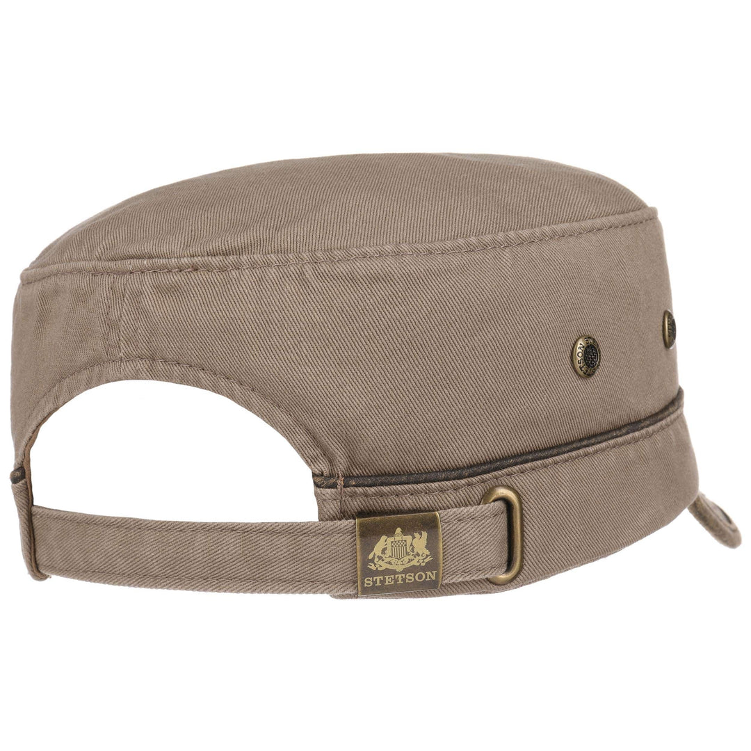 Stetson Two Color Army Cap Cotton Sand - Army Cap fra Stetson hos The Prince Webshop