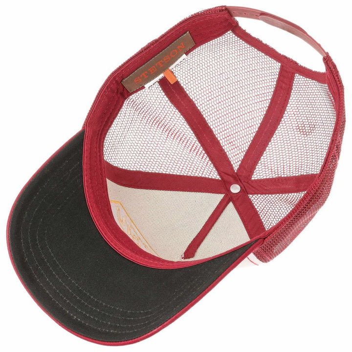 Stetson Trucker Cap American Heritage - Red / White - Baseball Cap fra Stetson hos The Prince Webshop