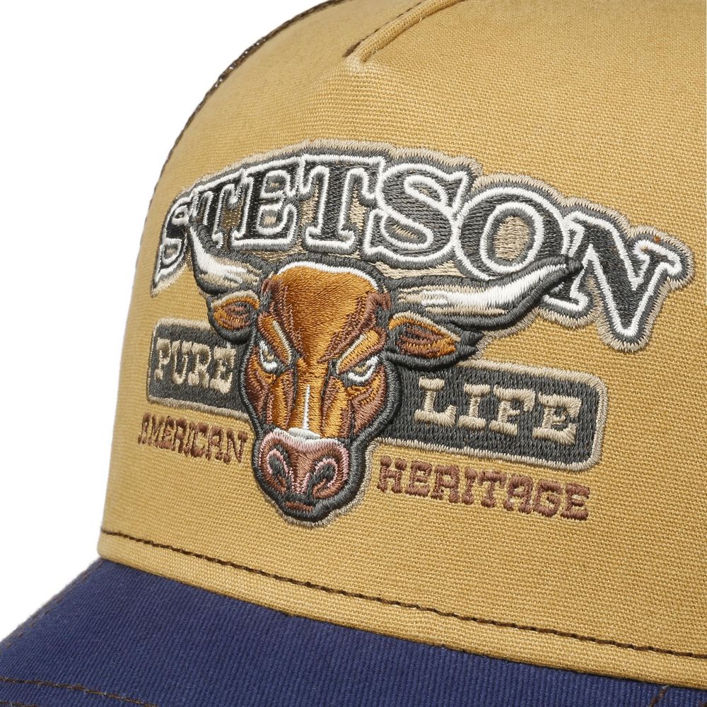 Stetson Pure Life Bull Trucker Cap - Baseball Cap fra Stetson hos The Prince Webshop