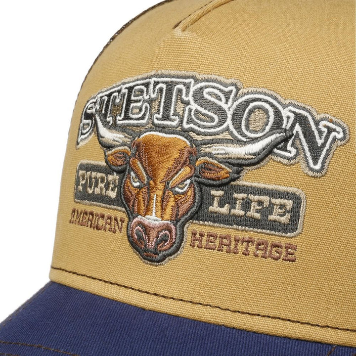 Stetson Pure Life Bull Trucker Cap - Baseball Cap fra Stetson hos The Prince Webshop