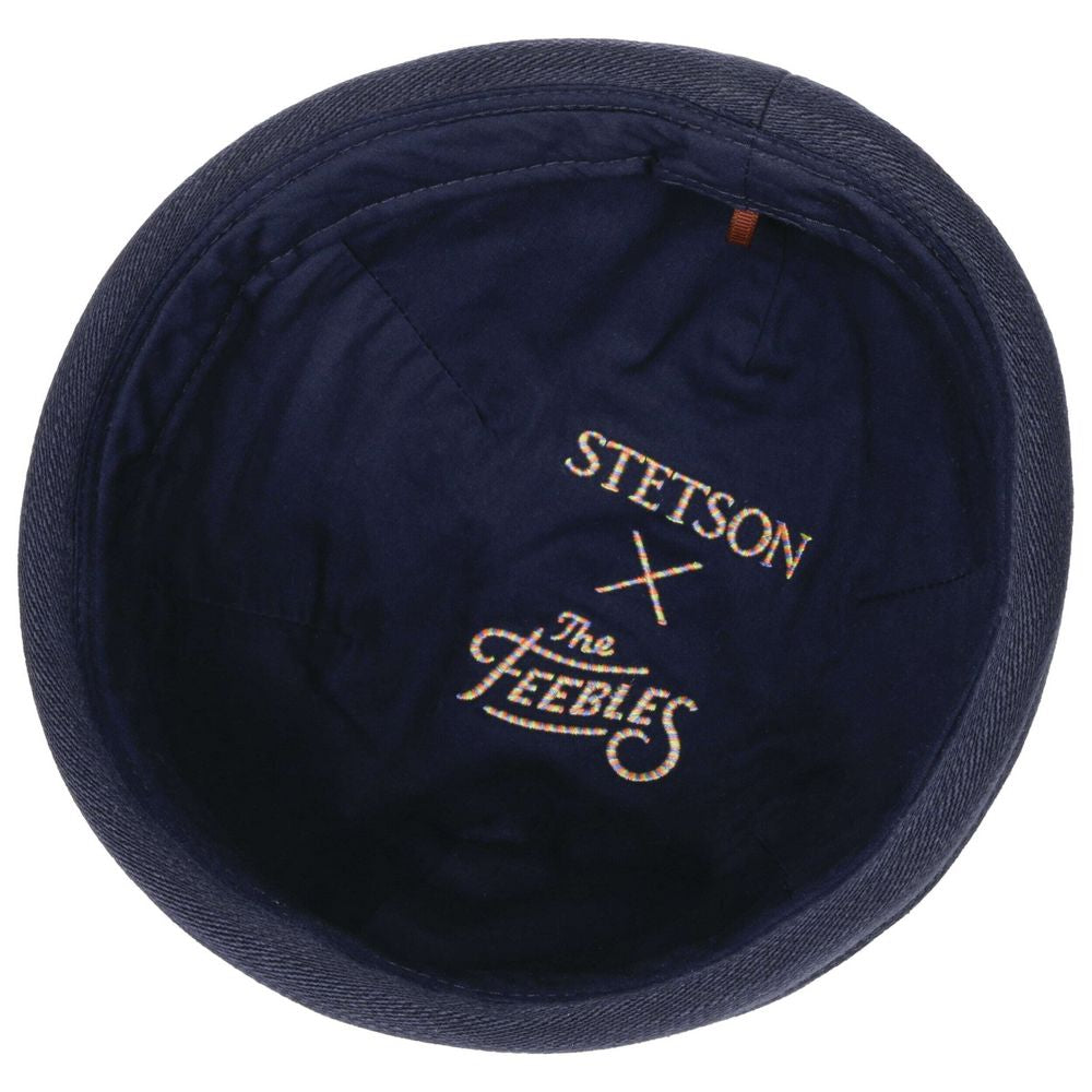 Docker Cotton Stetson x The Feebles - Blå - S (55 cm) - Docker Cap fra Stetson hos The Prince Webshop