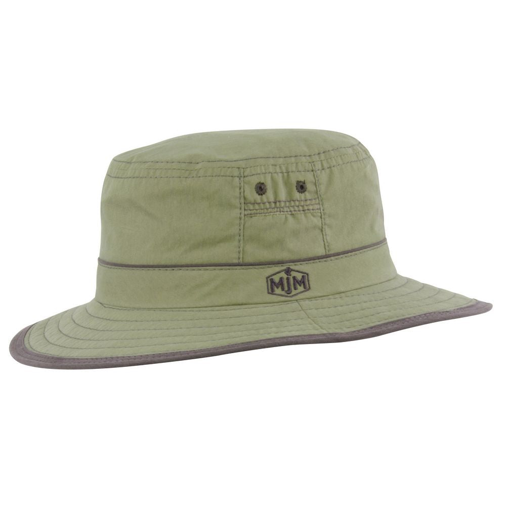MJM Coolmax Comfort Bucket Hat Cotton Mix Olive - Bucket Hat fra MJM Hats hos The Prince Webshop