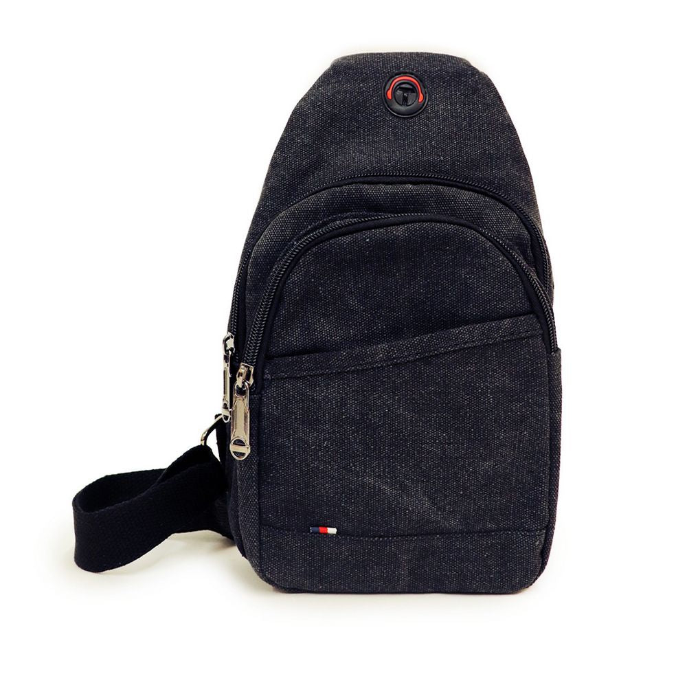 Canvas Crossbody Sling Bag - Funktionel Taske i 4 Farver - Taske fra Westend hos The Prince Webshop