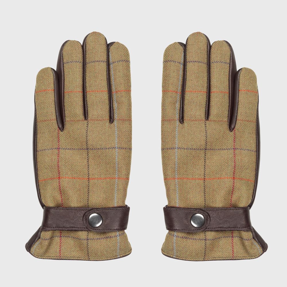 MJM Jake Læder/Uld Handsker - Brown Curry - Handsker fra M.J. MICHAELSEN A/S hos The Prince Webshop