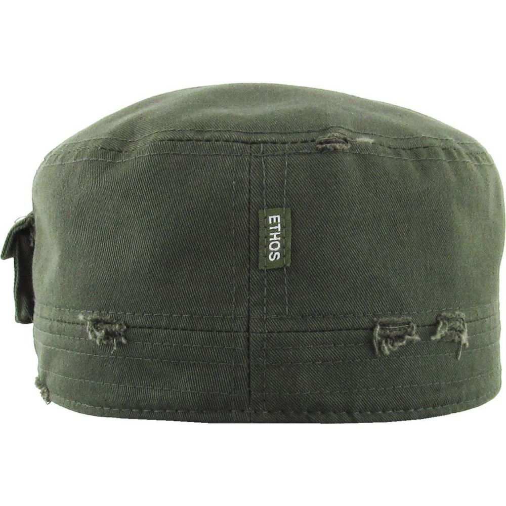 Ethos Army Cadet Cap i 100% Bomuld Distressed - 4 FARVER - Army Cap fra Ethos hos The Prince Webshop