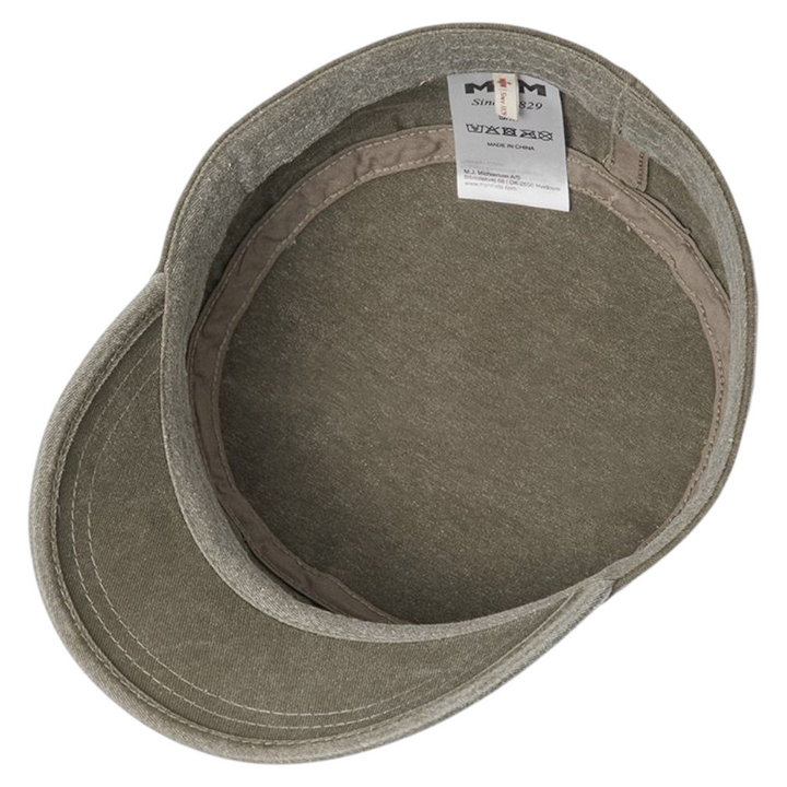 MJM CUBA Army Cap Dyed Cotton Twill - Grøn - Army Cap fra MJM Hats hos The Prince Webshop