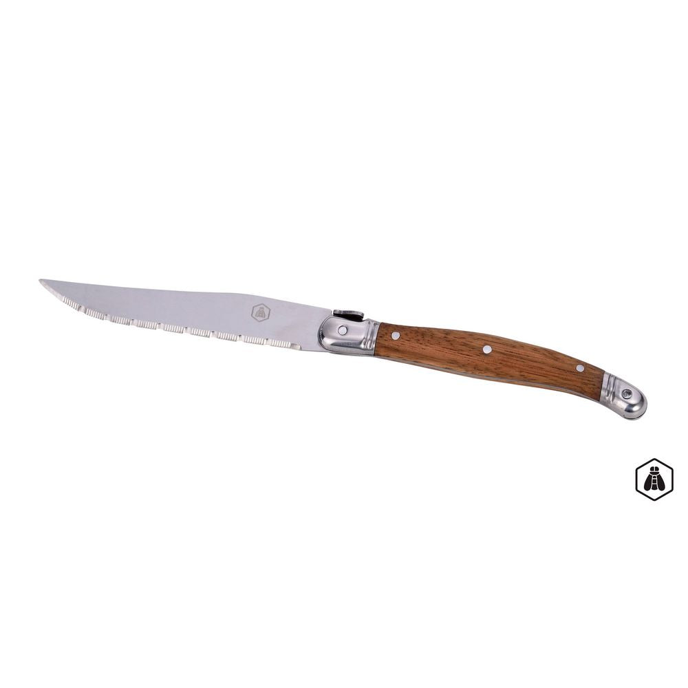Laguiole 6 Steak Knive i Blok - Gave Ide fra Laguiole hos The Prince Webshop