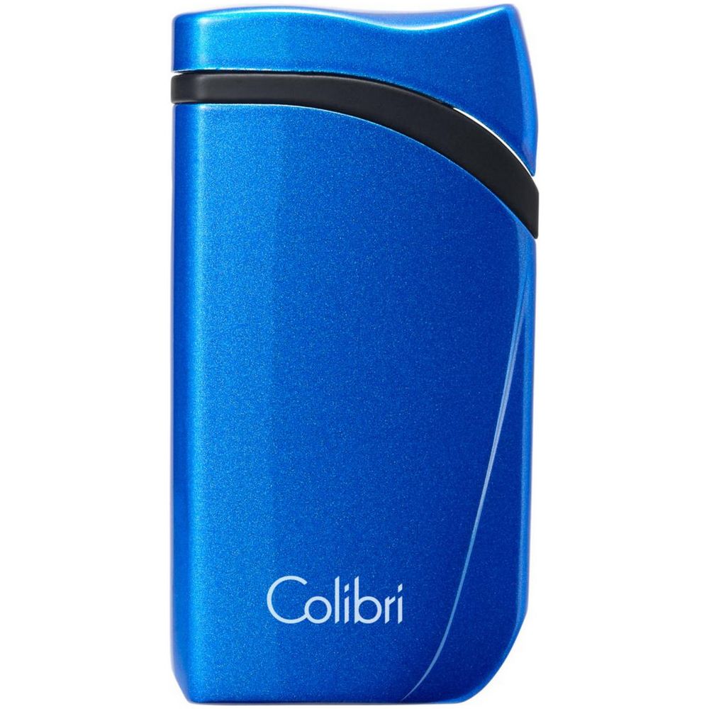 COLIBRI lighter Falcon - blue metallic angled jet flame - Lighter fra Colibri hos The Prince Webshop