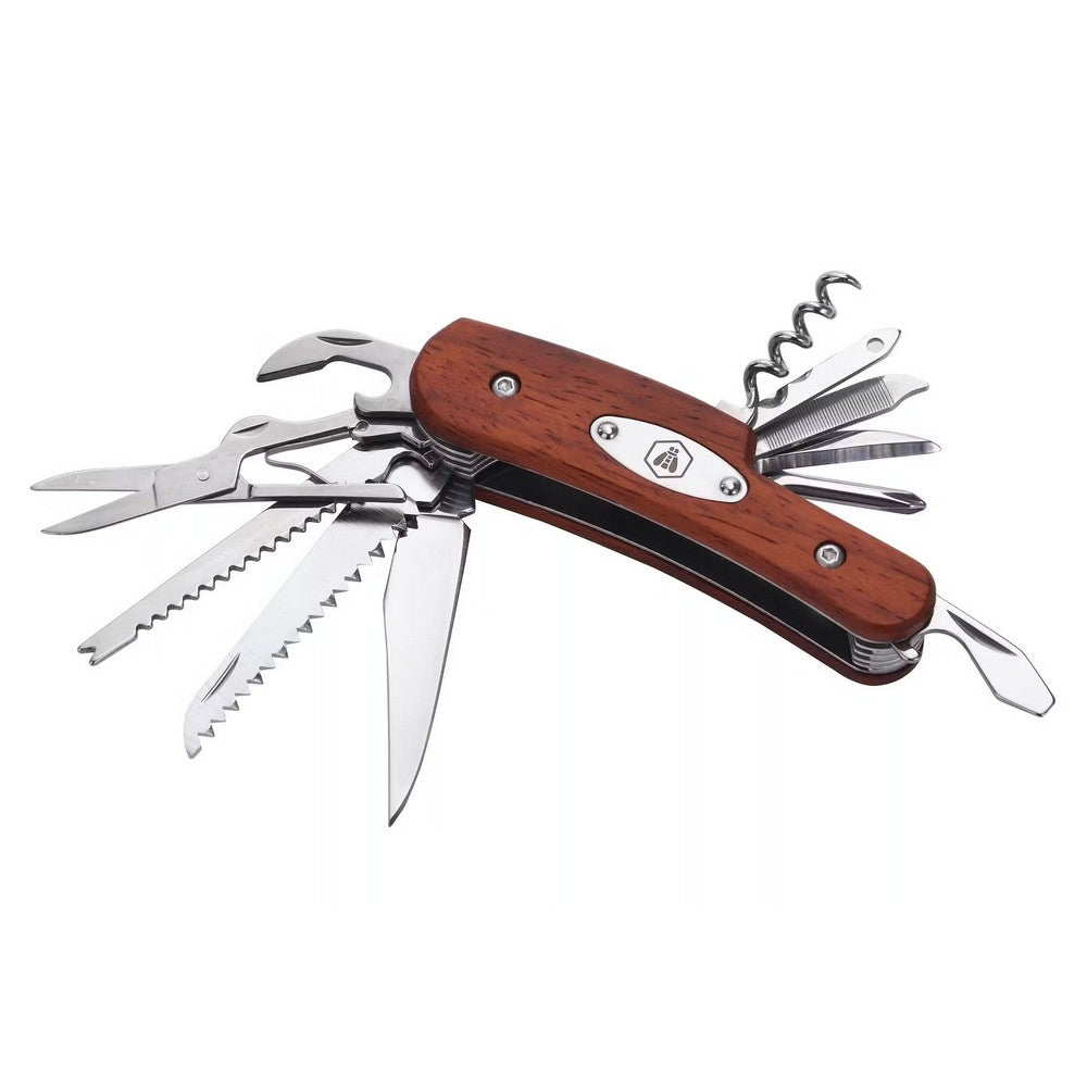 Laguiole Multi Funktions Kniv i Etui - Multifunktions Kniv fra Laguiole hos The Prince Webshop