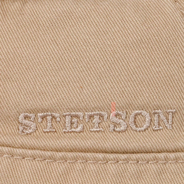 Sandfarvet Stetson Army Cap i 100% Bomuld - Army Cap fra Stetson hos The Prince Webshop