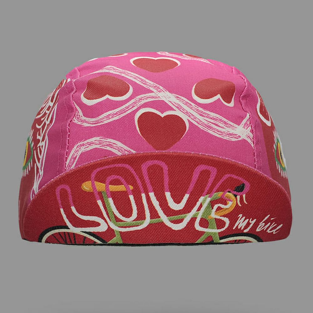 Bello Cykelkasket - Love My Bike - Cycling Cap fra Bello hos The Prince Webshop