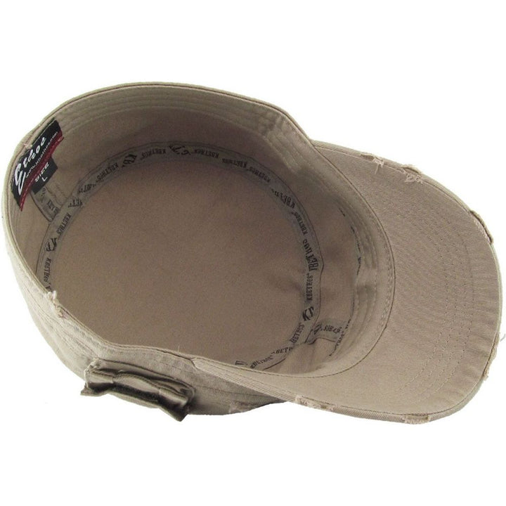 Ethos Army Cadet Cap i 100% Bomuld Distressed - 4 FARVER - Army Cap fra Ethos hos The Prince Webshop