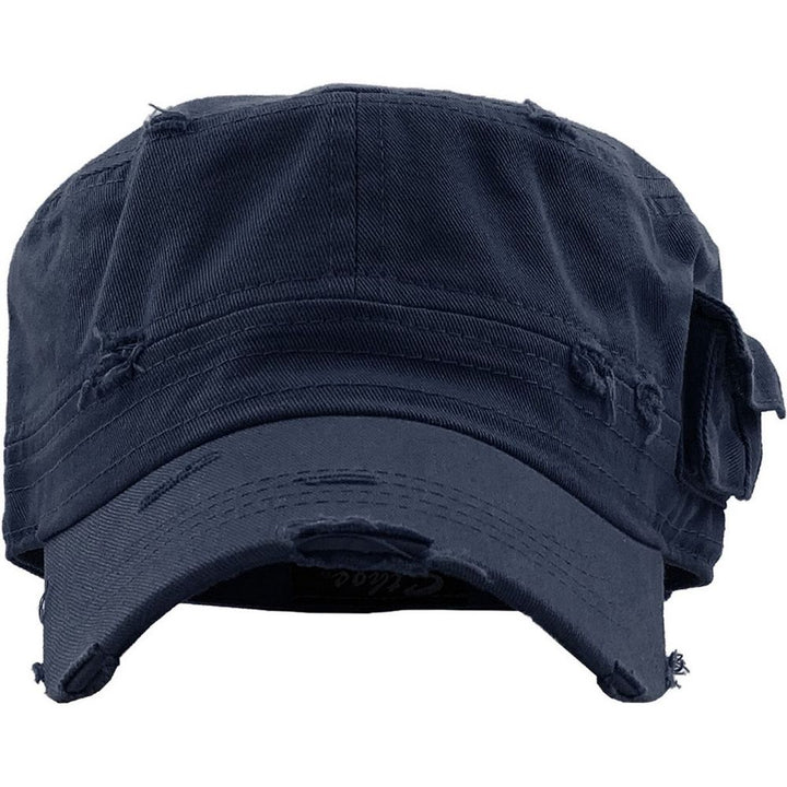 Ethos Army Cadet Cap i 100% Bomuld Distressed - 4 FARVER - Army Cap fra Ethos hos The Prince Webshop