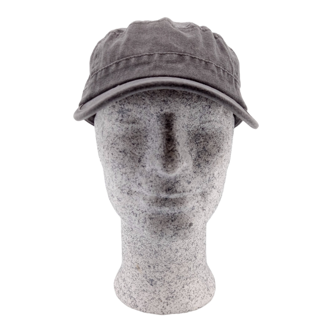 MJM CUBA Army Cap Dyed Cotton Twill - Sort - Army Cap fra MJM Hats hos The Prince Webshop