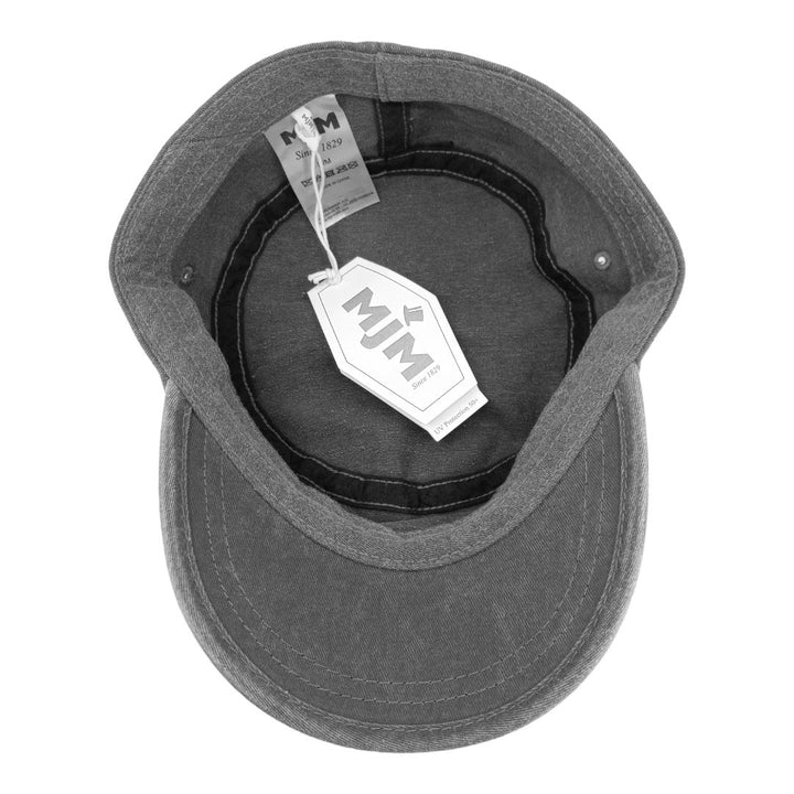 MJM CUBA Army Cap Dyed Cotton Twill - Sort - Army Cap fra MJM Hats hos The Prince Webshop