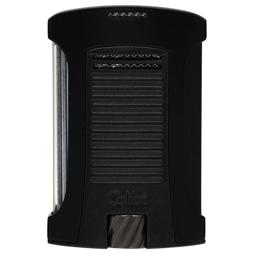 COLIBRI "Daytona II" Black + Black Laser Jet Lighter - Lighter fra Colibri hos The Prince Webshop
