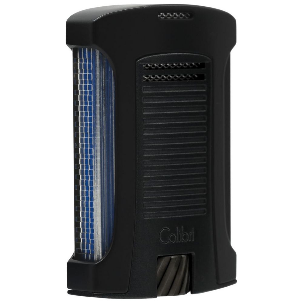 COLIBRI "Daytona II" Black + Black Laser Jet Lighter - Lighter fra Colibri hos The Prince Webshop